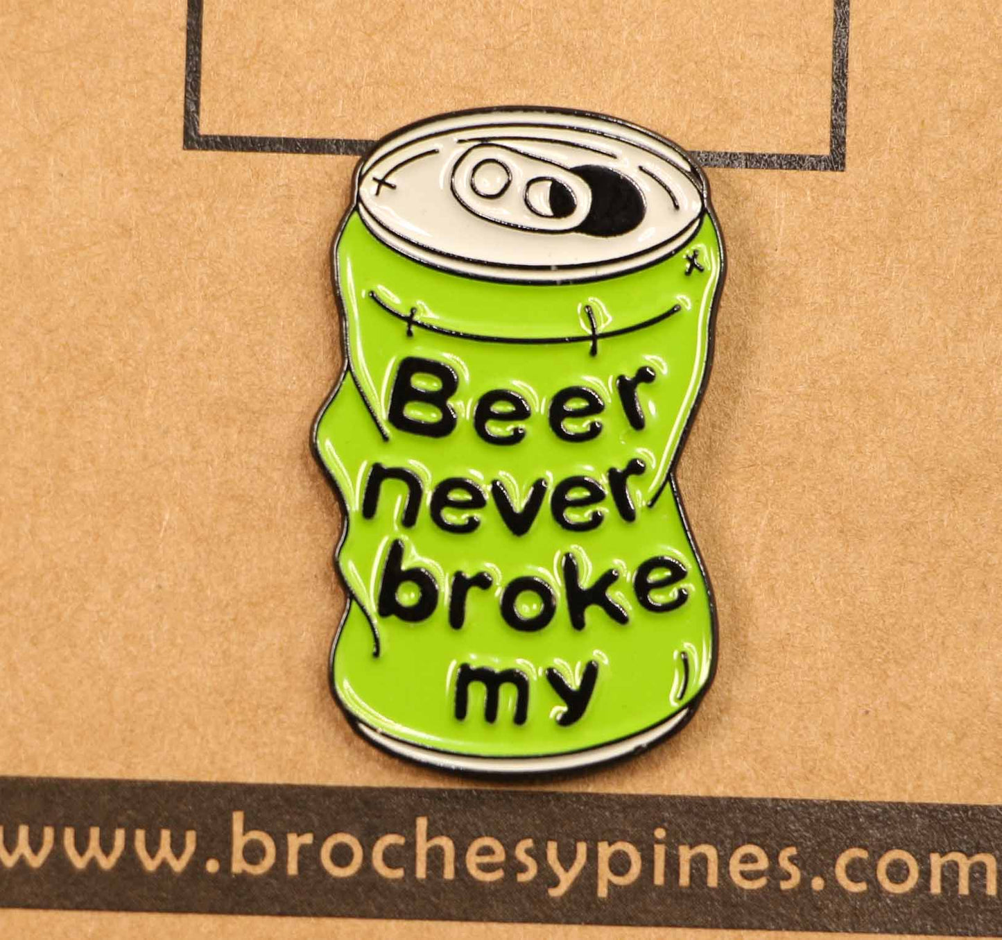 Pin "Beer Never Broke My..." - Frases